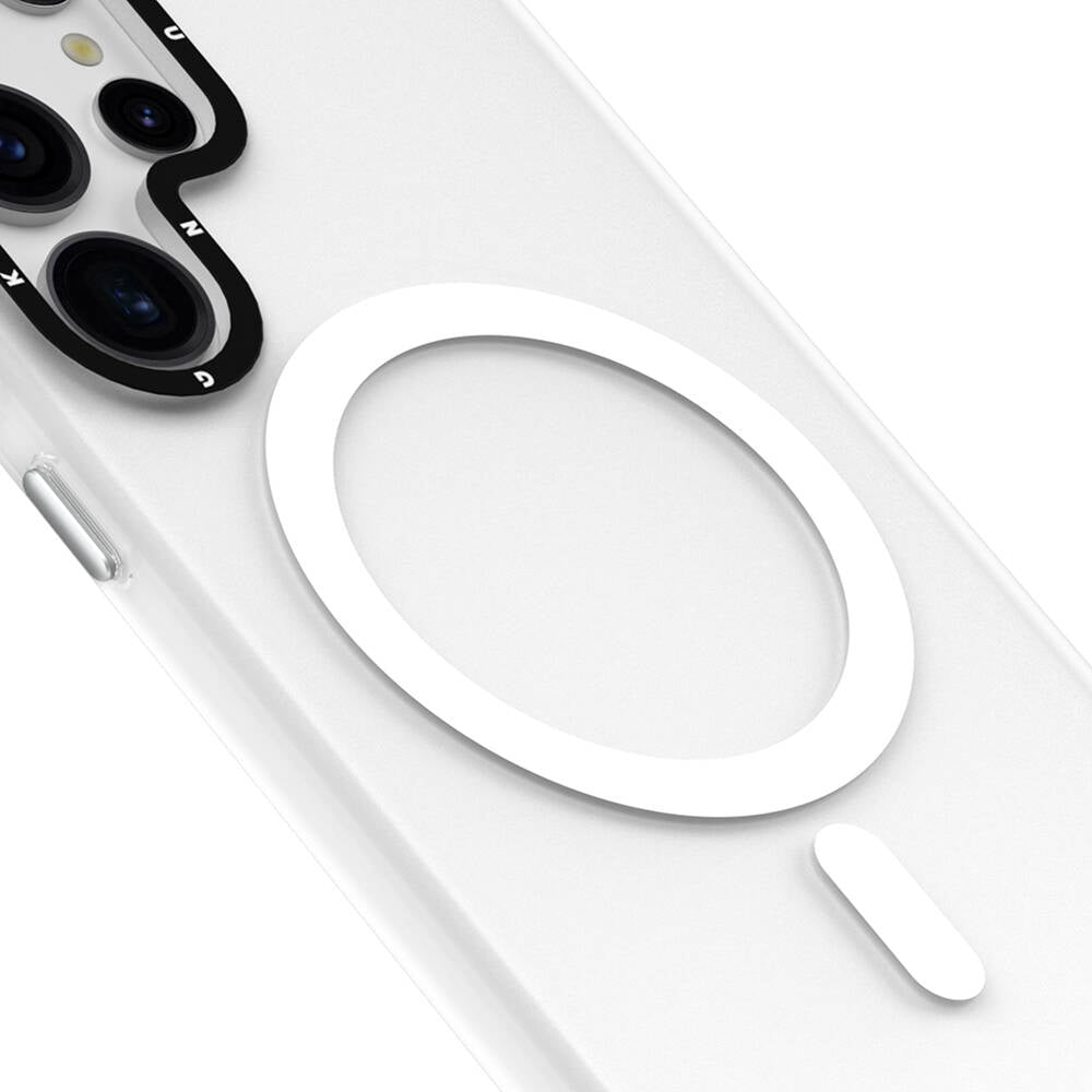 Galaxy S24 Ultra Kılıf M-safe Şarj Özellikli Youngkit Hidden Sand Serisi Kapak Siyah