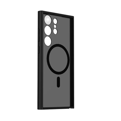 Galaxy S24 Ultra Kılıf Wiwu FGG-024 M-safe Şarj Özellikli Lekelere Dayanıklı Kapak Siyah