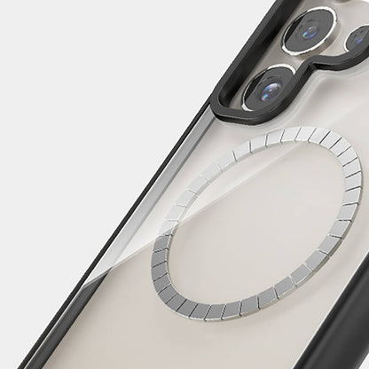 Galaxy S24 Ultra M-safe Şarj Özellikli Casebang Ahhey Serisi Arka Panel Kırmızı