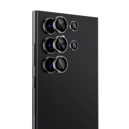 Galaxy S24 Ultra Oleofobik Anti-Reflective Benks Glass Warrior Safir Kamera Lens Koruyucu Siyah