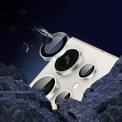 Galaxy S24 Ultra Wiwu LG-008 Lens Guard Darbelere Karşı Dayanıklı Kamera Lens Koruyucu Şeffaf