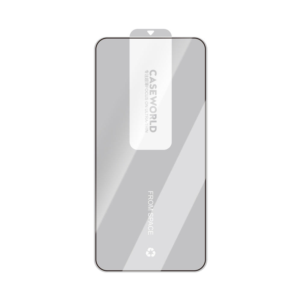 Galaxy S25 CaseWorld 0.25mm HD 3D Temperli Cam Ekran Koruyucu + Uygulama Aparatlı Şeffaf