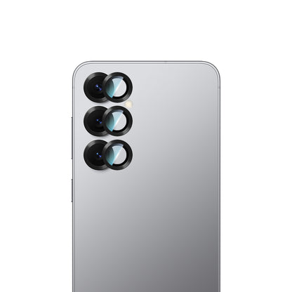 Galaxy S25 CaseWorld Alloy Serisi Oleofobik Anti Reflective Kamera Lens Koruyucu Gümüş