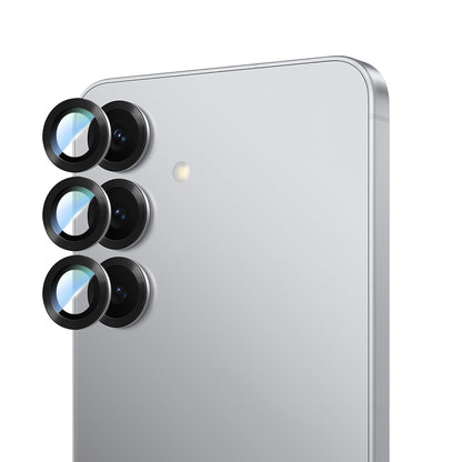 Galaxy S25 CaseWorld Alloy Serisi Oleofobik Anti Reflective Kamera Lens Koruyucu Mavi