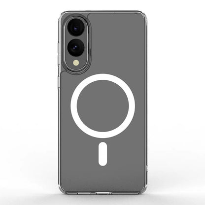 Galaxy S25 Edge Kılıf Kamera Korumalı M-safe Sert PC Zore Porto Kapak Şeffaf