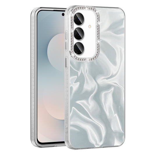 Galaxy S25 FE Kılıf Airbagli Parlak Taş Detay Tasarımlı Zore Esila Kapak