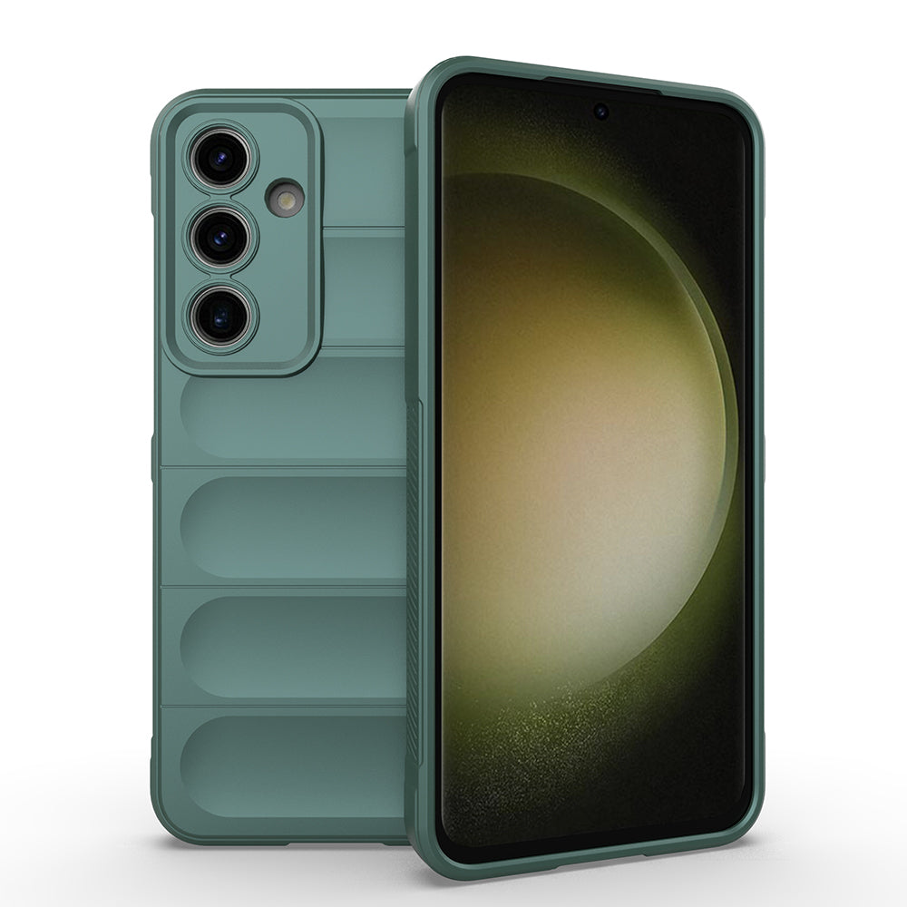Galaxy S25 FE Kılıf Esnek TPU Oyuklu Arka Yüzey Tasarımlı Zore Etnik Silikon Kapak