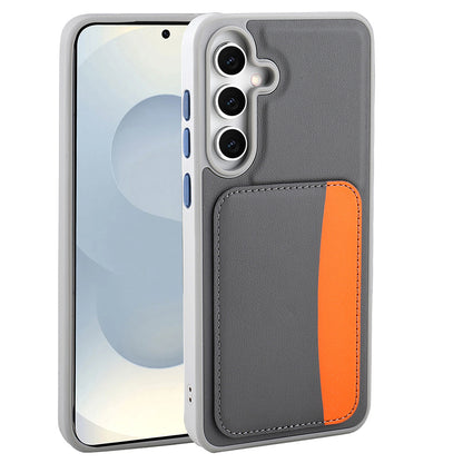 Galaxy S25 FE Kılıf Kartlıklı Zore X-Kart Silikon Kapak Siyah