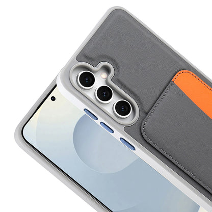 Galaxy S25 FE Kılıf Kartlıklı Zore X-Kart Silikon Kapak Lacivert