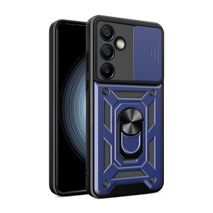 Galaxy S25 FE Kılıf Magnetik Standlı Kamera Korumalı Zore Sürgülü Vega Kapak