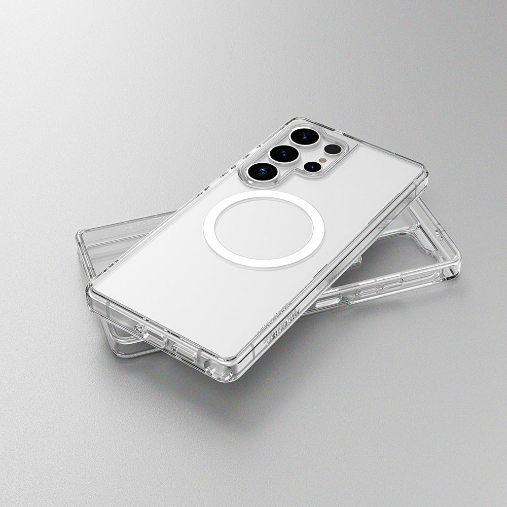 Galaxy S25 Kılıf M-safe Şarj Özellikli Amazingthing Minimal Serisi Kapak Şeffaf