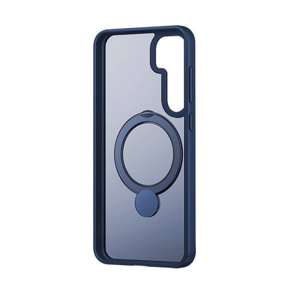 Galaxy S25 Kılıf M-safe Şarj Özellikli Benks Standlı Mist Protective Kapak Siyah