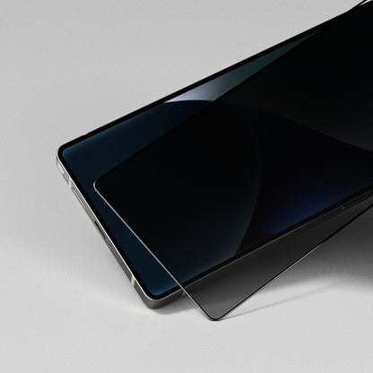 Galaxy S25 Plus Amazingthing Radix Privacy Parmak İzi Bırakmayan Temperli Cam Ekran Koruyucu Siyah