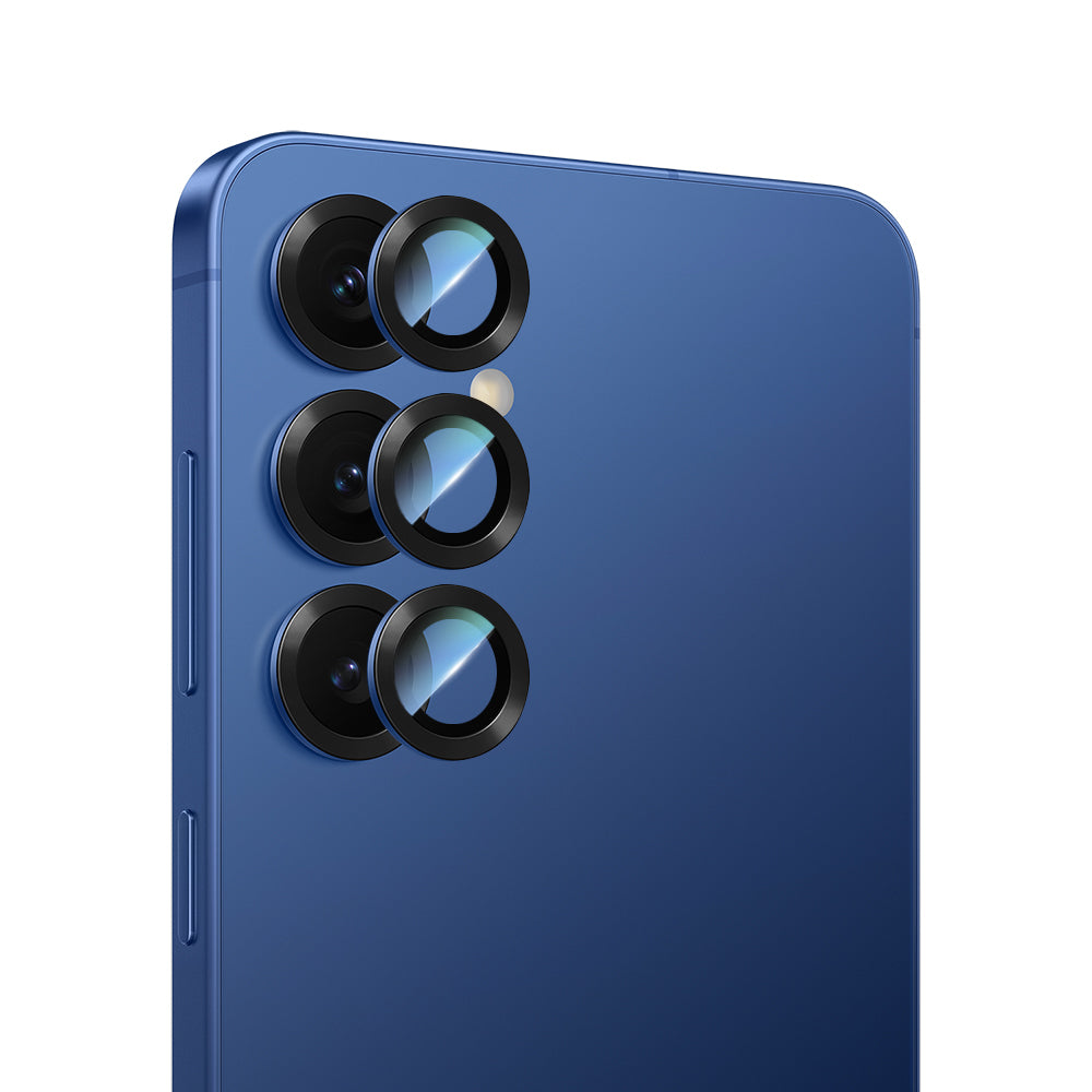 Galaxy S25 Plus CaseWorld Alloy Serisi Oleofobik Anti Reflective Kamera Lens Koruyucu Mavi