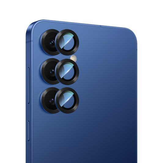 Galaxy S25 Plus CaseWorld Alloy Serisi Oleofobik Anti Reflective Kamera Lens Koruyucu Mavi