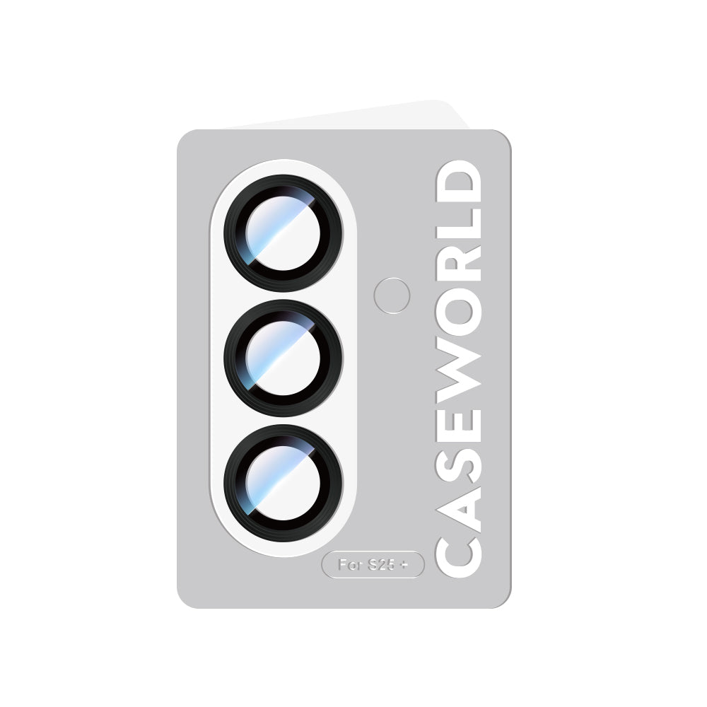 Galaxy S25 Plus CaseWorld Alloy Serisi Oleofobik Anti Reflective Kamera Lens Koruyucu Mavi