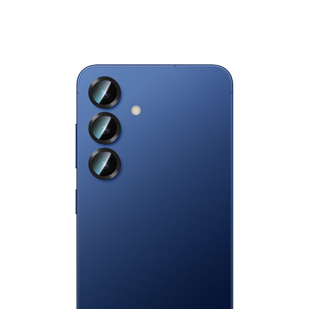 Galaxy S25 Plus CaseWorld Alloy Serisi Oleofobik Anti Reflective Kamera Lens Koruyucu Gümüş