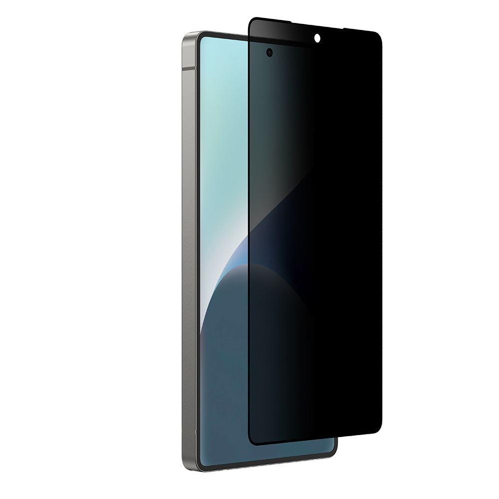 Galaxy S25 Ultra Amazingthing Radix Privacy Parmak İzi Bırakmayan Temperli Cam Ekran Koruyucu Siyah