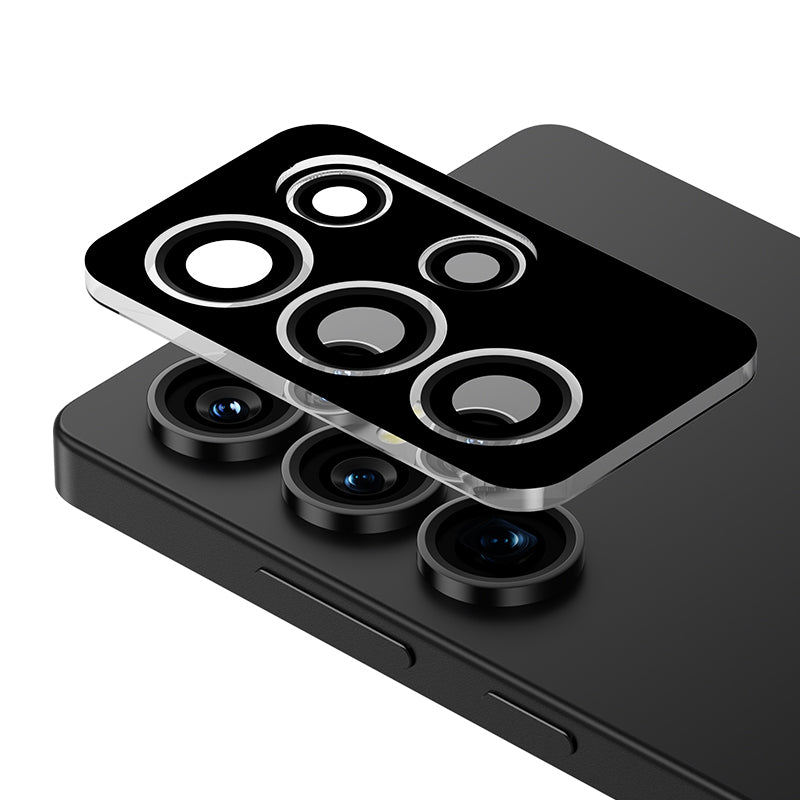 Galaxy S25 Ultra Benks Glass Warrior Kolay Uygulama Aparatlı Kamera Lens Koruyucu Şeffaf