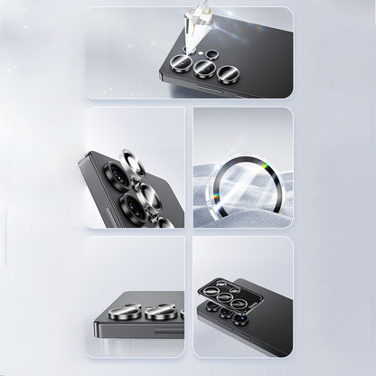 Galaxy S25 Ultra Benks Glass Warrior Kolay Uygulama Aparatlı Kamera Lens Koruyucu Şeffaf