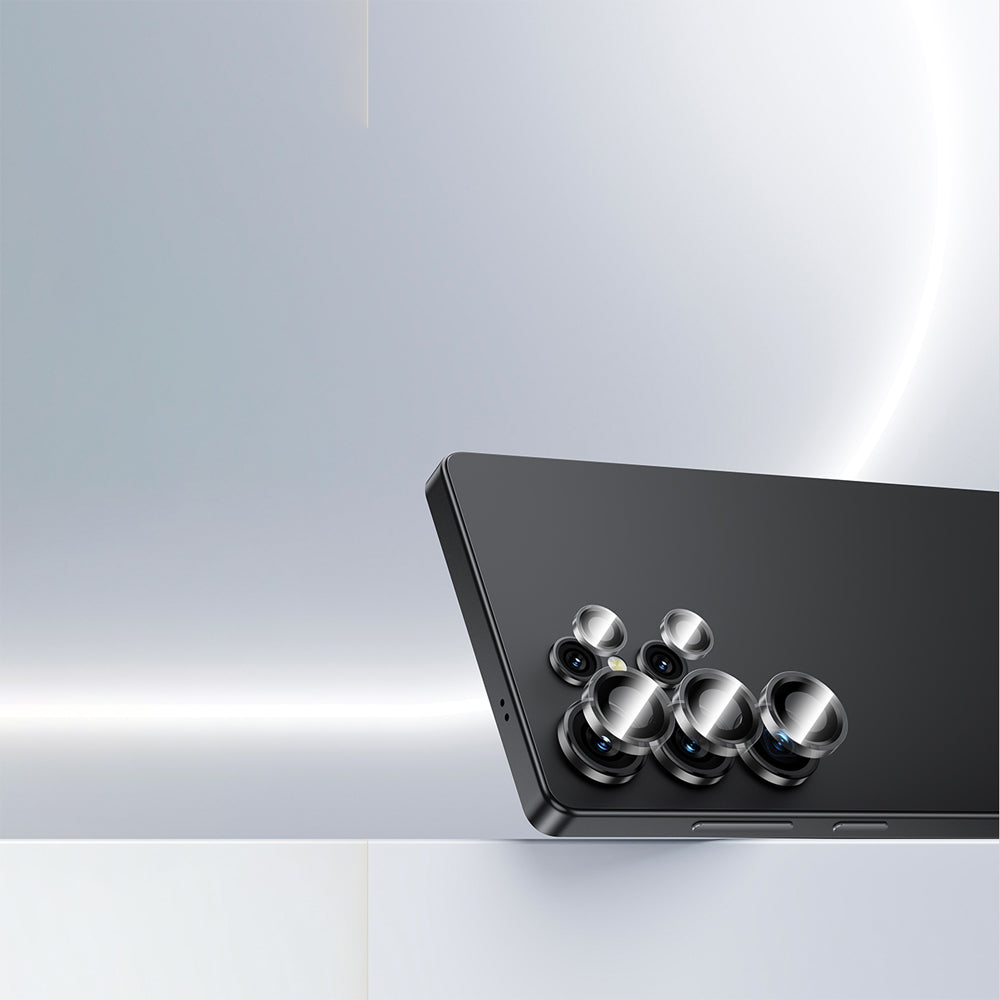 Galaxy S25 Ultra Benks Glass Warrior Kolay Uygulama Aparatlı Kamera Lens Koruyucu Şeffaf