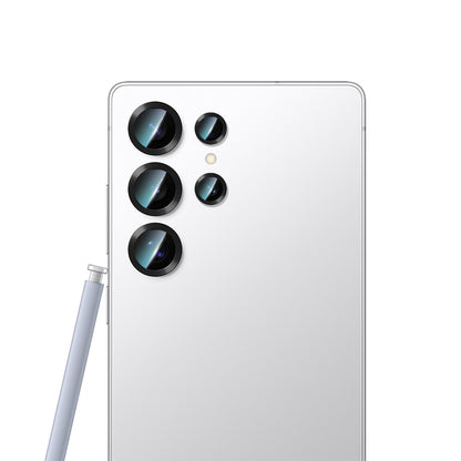 Galaxy S25 Ultra CaseWorld Alloy Serisi Oleofobik Anti Reflective Kamera Lens Koruyucu Gümüş