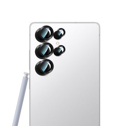 Galaxy S25 Ultra CaseWorld Alloy Serisi Oleofobik Anti Reflective Kamera Lens Koruyucu Mavi