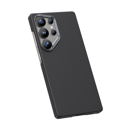 Galaxy S25 Ultra Kılıf Benks M-safe Şarj Özellikli Magnetik ArmorAir 600D Kevlar Fiber Kapak Siyah