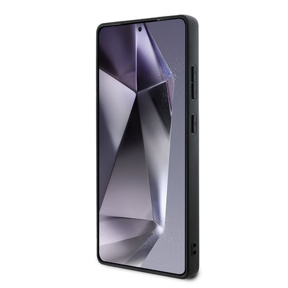 Galaxy S25 Ultra Kılıf Guess Orjinal Lisanslı 4G Büyük Metal Logolu Glitter Kapak Pembe