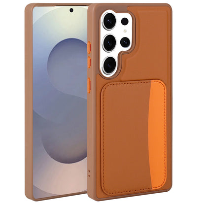 Galaxy S25 Ultra Kılıf Kartlıklı Zore X-Kart Silikon Kapak