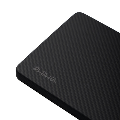 Galaxy S25 Ultra Kılıf M-safe Şarj Özellikli 600D Aramid Fiber Pitaka Ultra-Slim Classic Serisi Black-Grey Twill Kapak Siyah-Gri