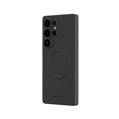 Galaxy S25 Ultra Kılıf M-safe Şarj Özellikli Amazingthing Minimal Air Serisi Kapak Titanyum-Gri