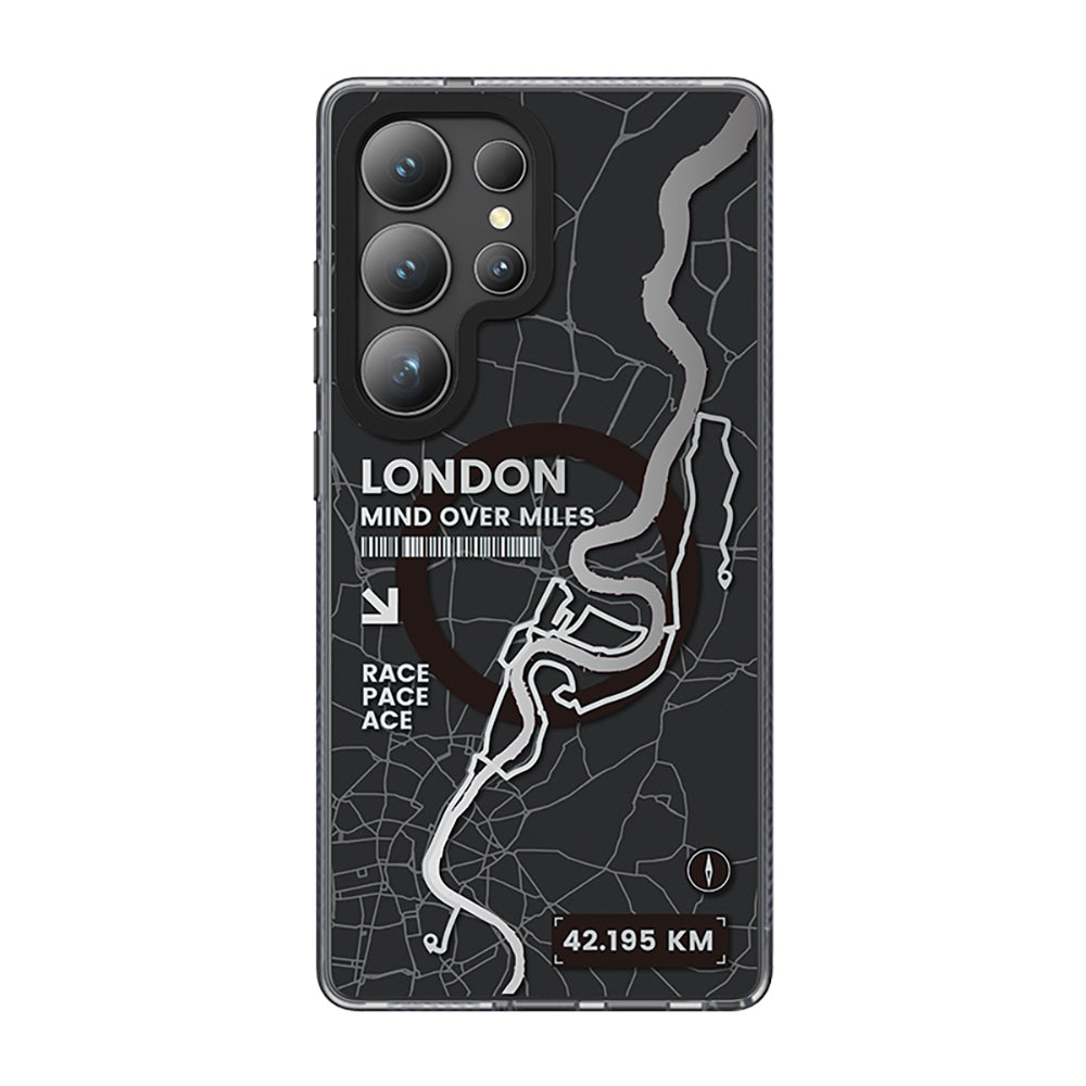 Galaxy S25 Ultra Kılıf M-safe Şarj Özellikli Benks Dynamic City Serisi Kapak Yeşil