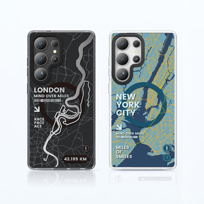 Galaxy S25 Ultra Kılıf M-safe Şarj Özellikli Benks Dynamic City Serisi Kapak Yeşil