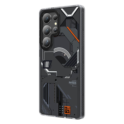 Galaxy S25 Ultra Kılıf M-safe Şarj Özellikli Benks Dynamic Mecha Serisi Kapak Beyaz