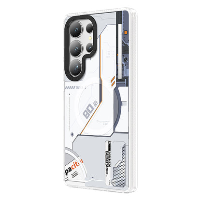 Galaxy S25 Ultra Kılıf M-safe Şarj Özellikli Benks Dynamic Mecha Serisi Kapak Siyah