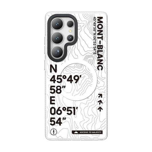 Galaxy S25 Ultra Kılıf M-safe Şarj Özellikli Benks Dynamic Summit Serisi Kapak Beyaz