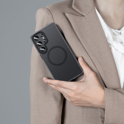 Galaxy S25 Ultra Kılıf M-safe Şarj Özellikli Benks Lucid Armor Kapak Titanyum