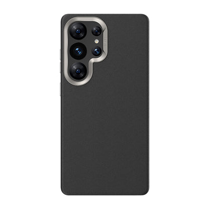 Galaxy S25 Ultra Kılıf M-safe Şarj Özellikli Çizilmeye Dayanıklı Benks VitaPro Serisi PU Deri Kapak Siyah