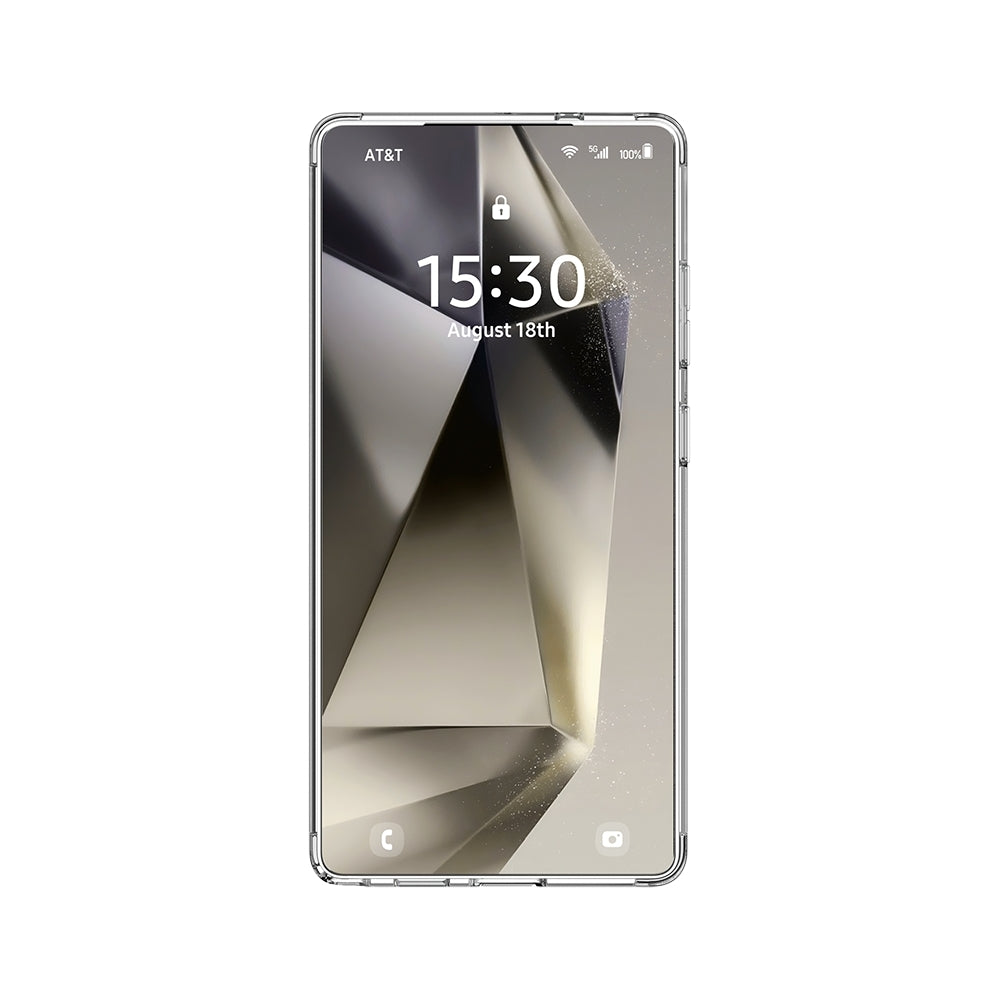 Galaxy S25 Ultra Kılıf M-safe Şarj Özellikli Raptic Crystal M-safe Serisi Şeffaf Kapak Şeffaf