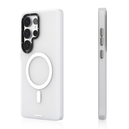 Galaxy S25 Ultra Kılıf M-safe Şarj Özellikli Youngkit Hidden Sand Serisi Kapak Siyah