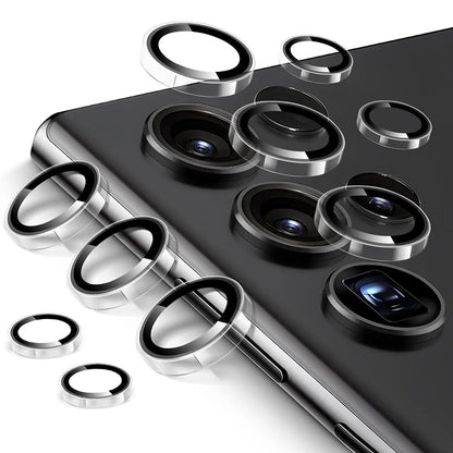 Galaxy S25 Ultra Wiwu LG-011 Lens Guard Oleofobik Anti Reflective Kamera Lens Koruyucu + Kolay Uygulama Aparatlı Şeffaf