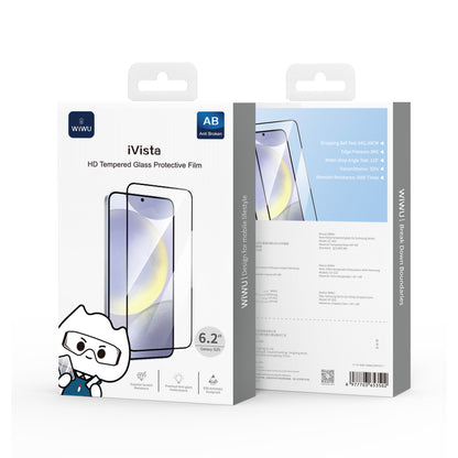 Galaxy S25 Wiwu iVista Super Hardness Ekran Koruyucu Siyah