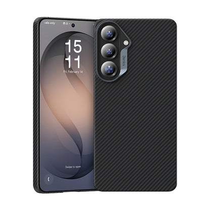 Galaxy S26 Kılıf Benks M-safe Şarj Özellikli Magnetik ArmorAir 600D Kevlar Karbon Fiber Kapak
