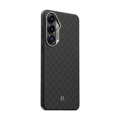 Galaxy S26 Kılıf M-Safe Şarj Özellikli Benks ArmorPro ArmorGrid Serisi Kevlar Karbon Kapak