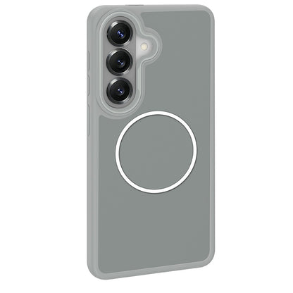 Galaxy S26 Kılıf M-Safe Şarj Özellikli Metal Kamera Çerçeveli Zore Sanremo Silikon Kapak