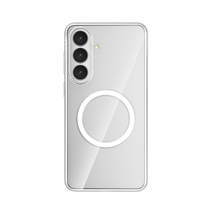 Galaxy S26 Kılıf M-safe Şarj Özellikli Transparan Sert PC Wlons Pita Kapak