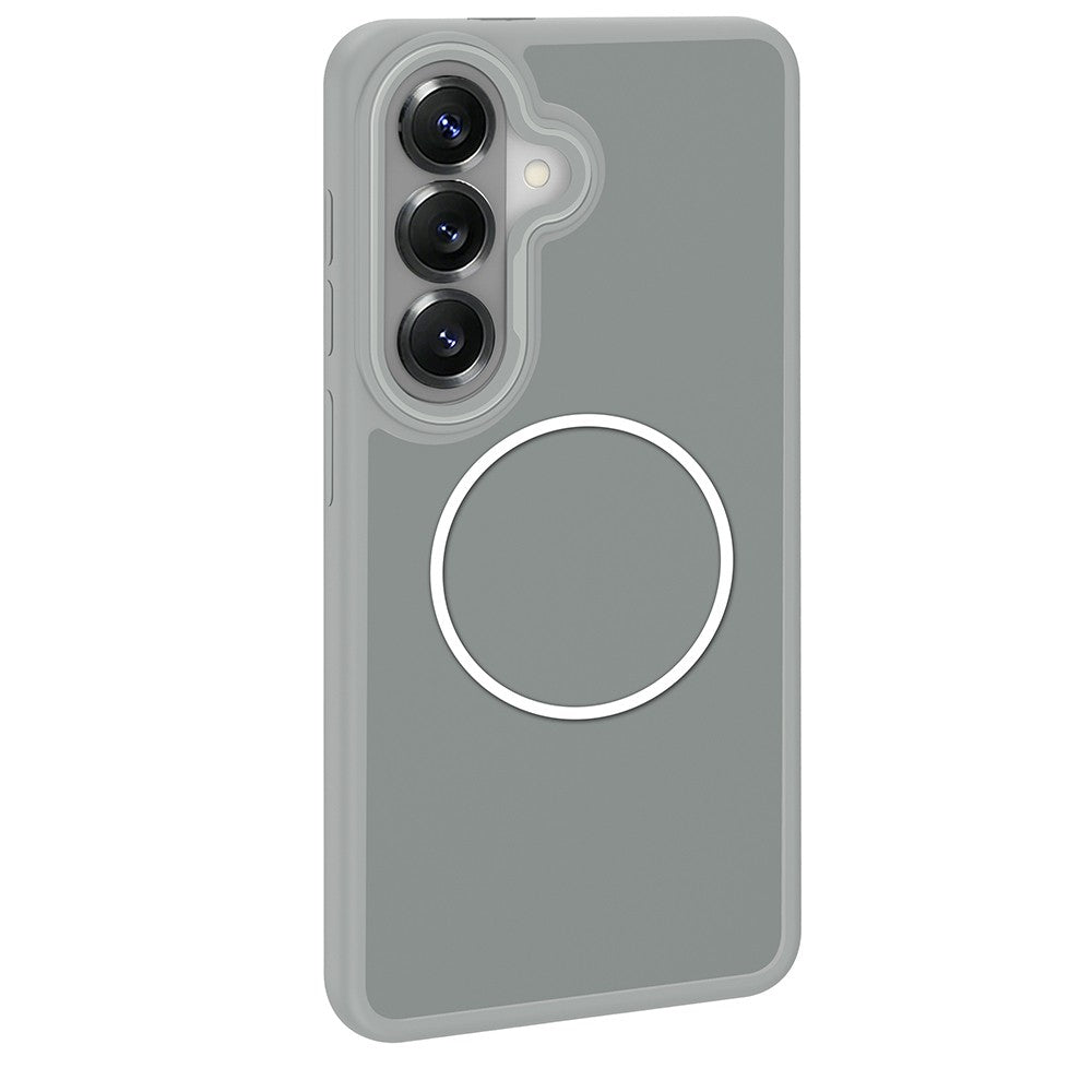 Galaxy S26 Plus Kılıf M-Safe Şarj Özellikli Metal Kamera Çerçeveli Zore Sanremo Silikon Kapak