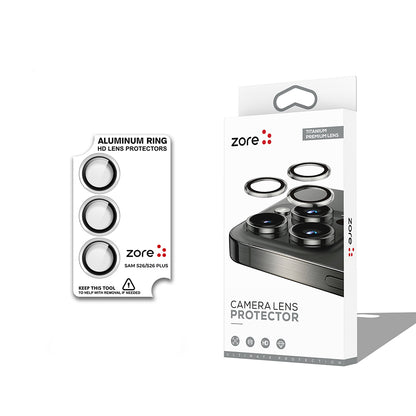 Galaxy S26 Plus Zore CL-12 Premium Safir Parmak İzi Bırakmayan Anti-Reflective Kamera Lens Koruyucu