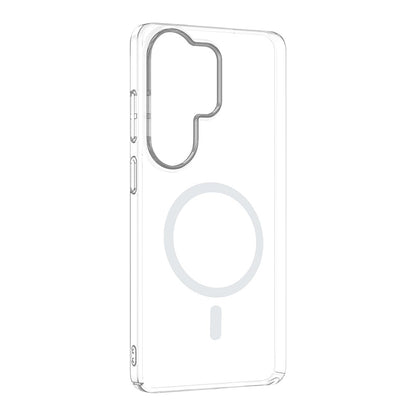 Galaxy S26 Ultra Kamera Korumalı M-Safe Şarj Özellikli Şeffaf Zore London Sert PC Kapak